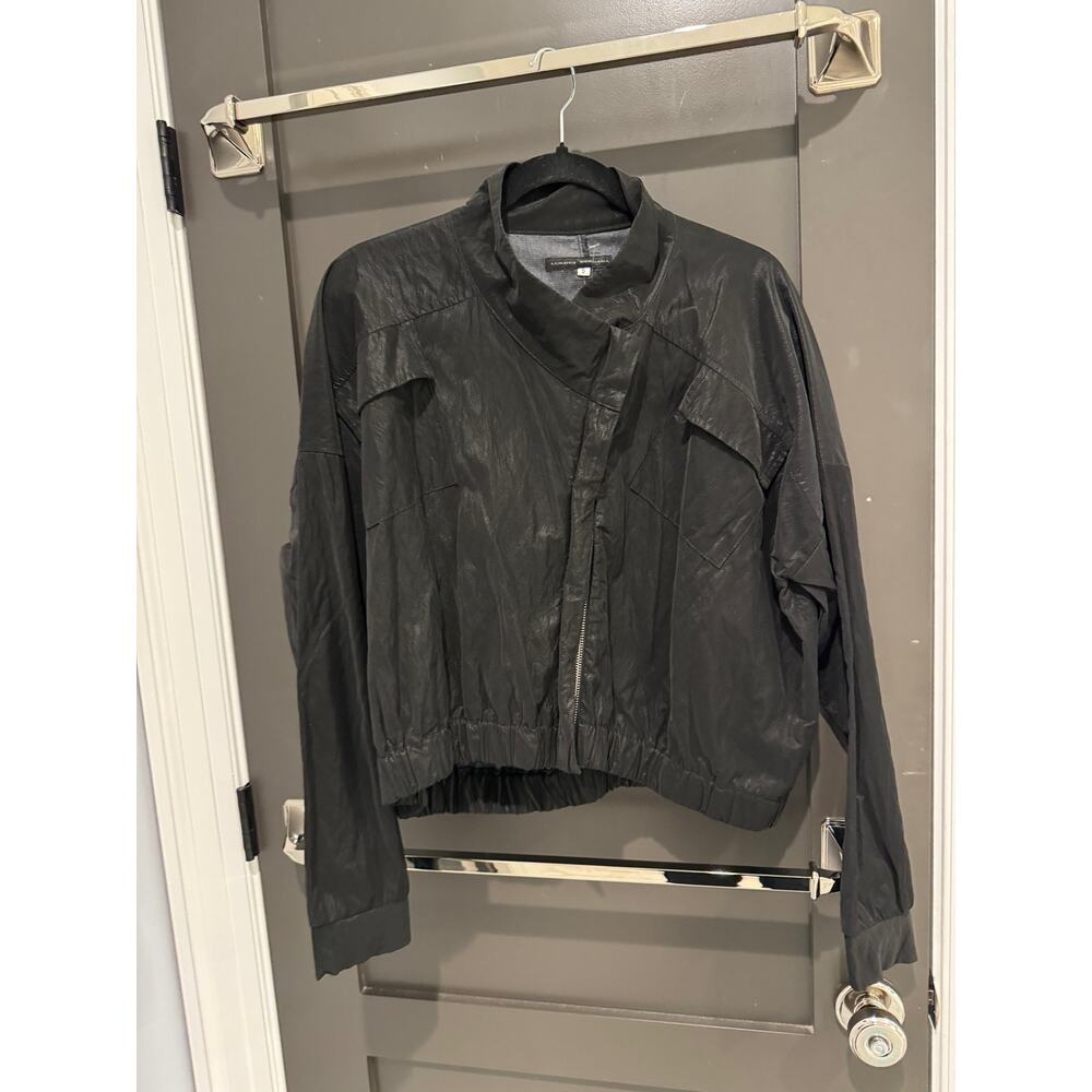 Lurdes Bergada Black Bomber Jacket Small